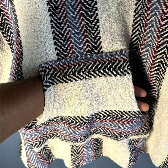 Baja Joe multicolored knitted hooded long sleeve sweater Size Medium - Picture 4 of 12